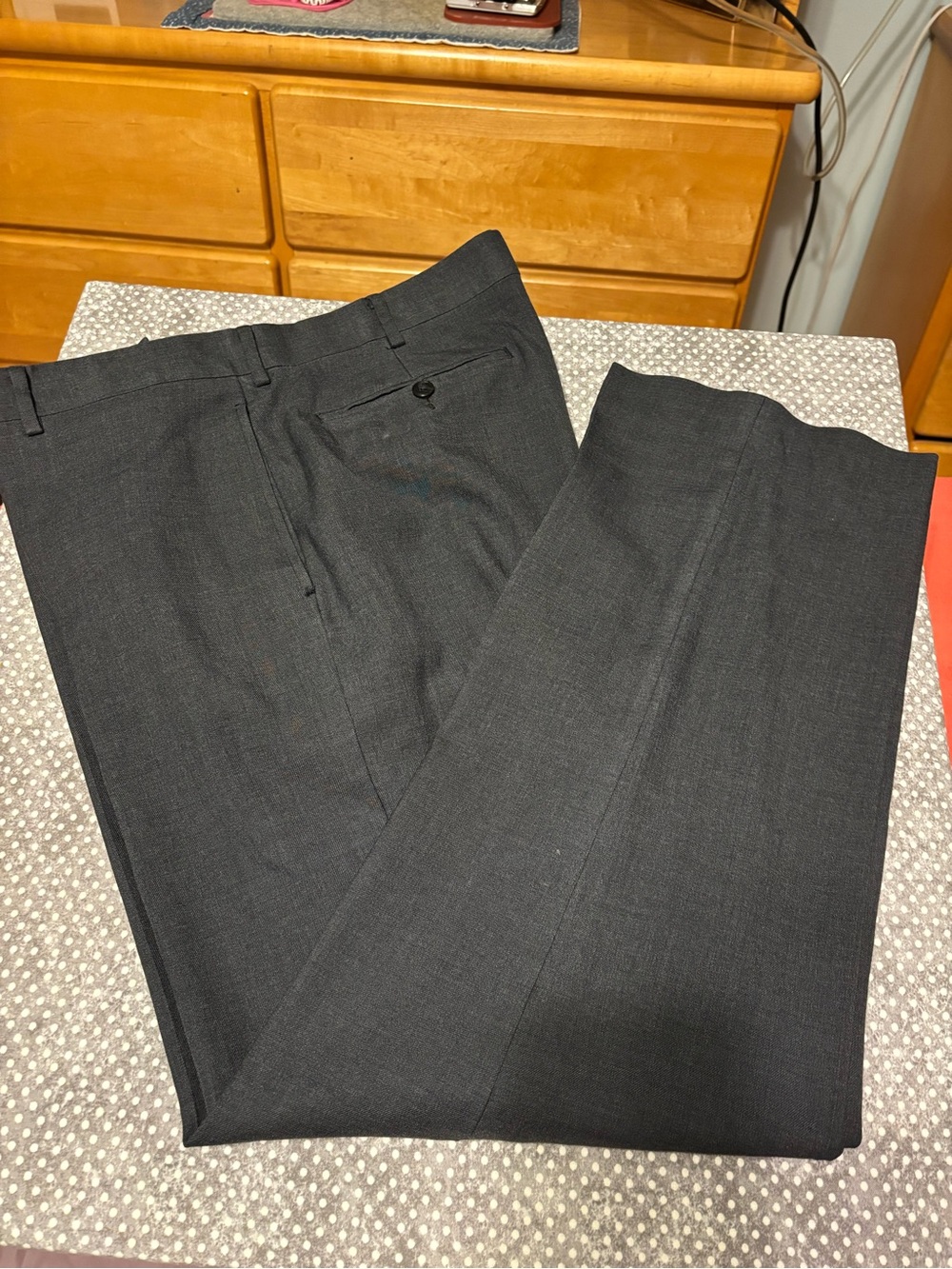 L.L. Bean Men's Dress Pants in Charcoal